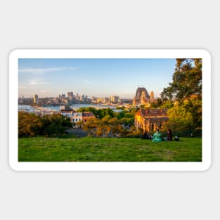 View of Sydney Harbour from Observatory Hill, Sydney, NSW, Australia Magnet